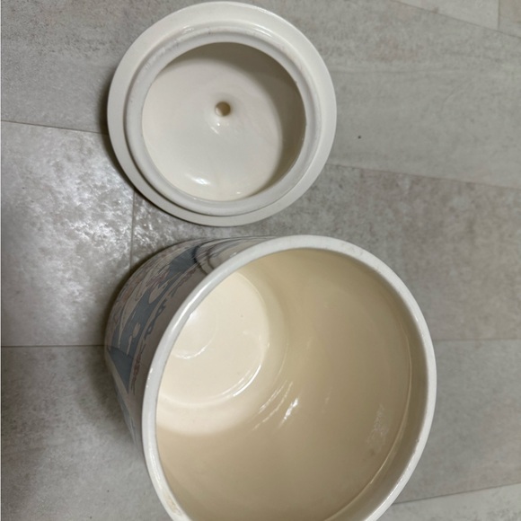 Vintage goose geese, kitchen storage canister container with lid ceramic - Picture 8 of 12